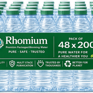 Rhomium | Packaged Drinking Water 48 bottles (1 Case) 200 ml