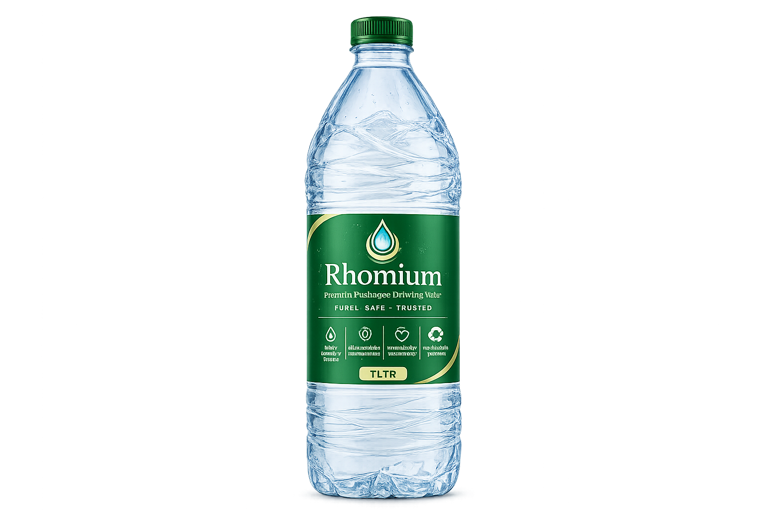 Rhomium | Packed Drinking Water 1 bottles | 1 ltr