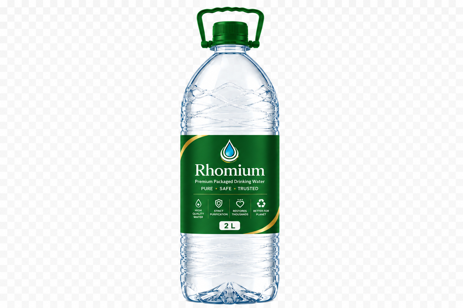 Rhomium | Packaged Drinking Water 1 bottles | 2 ltr